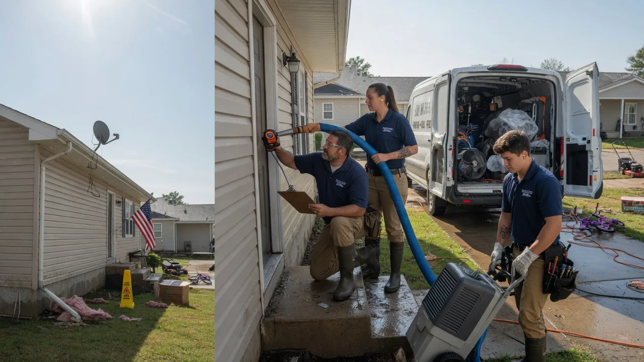 Ceiling Water Damage Restoration in Mode, IL near me