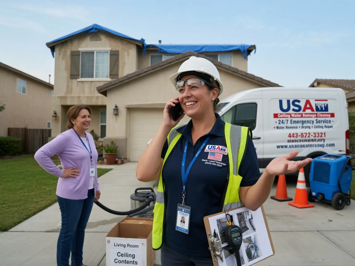Ceiling Water Damage Restoration Mode, IL FAQs